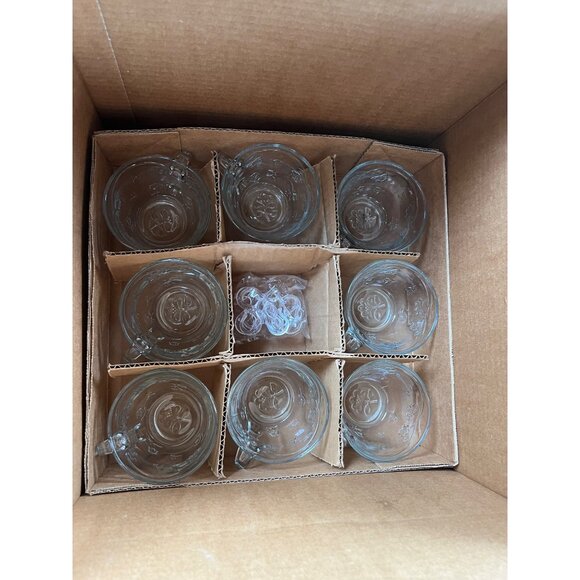 Anchor Hocking Savannah 18-Piece Punch Bowl Set With 8 Cups & Ladle - Picture 3 of 11